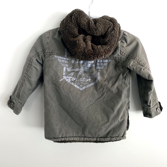 KOALA KIDS Captain T4 Hooded Jacket Grey/Green - Picture 2 of 8